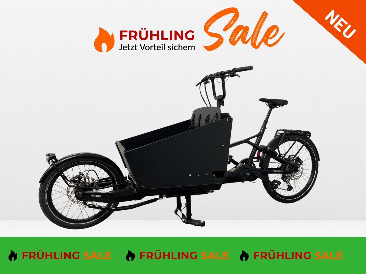 Kettler Cargoline HT 600 NEU + Flexbox Kinder - Black matt