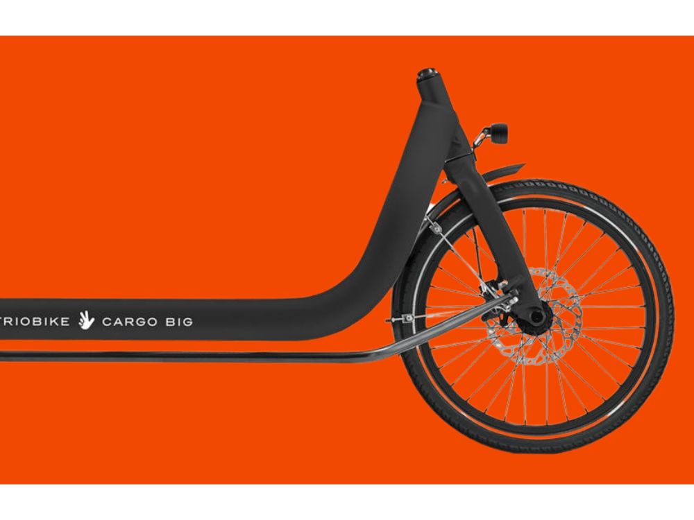 Triobike Cargo Big + Box - Black matt