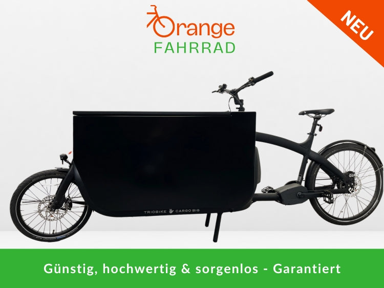 Triobike Cargo Big + Box NEU - Black matt