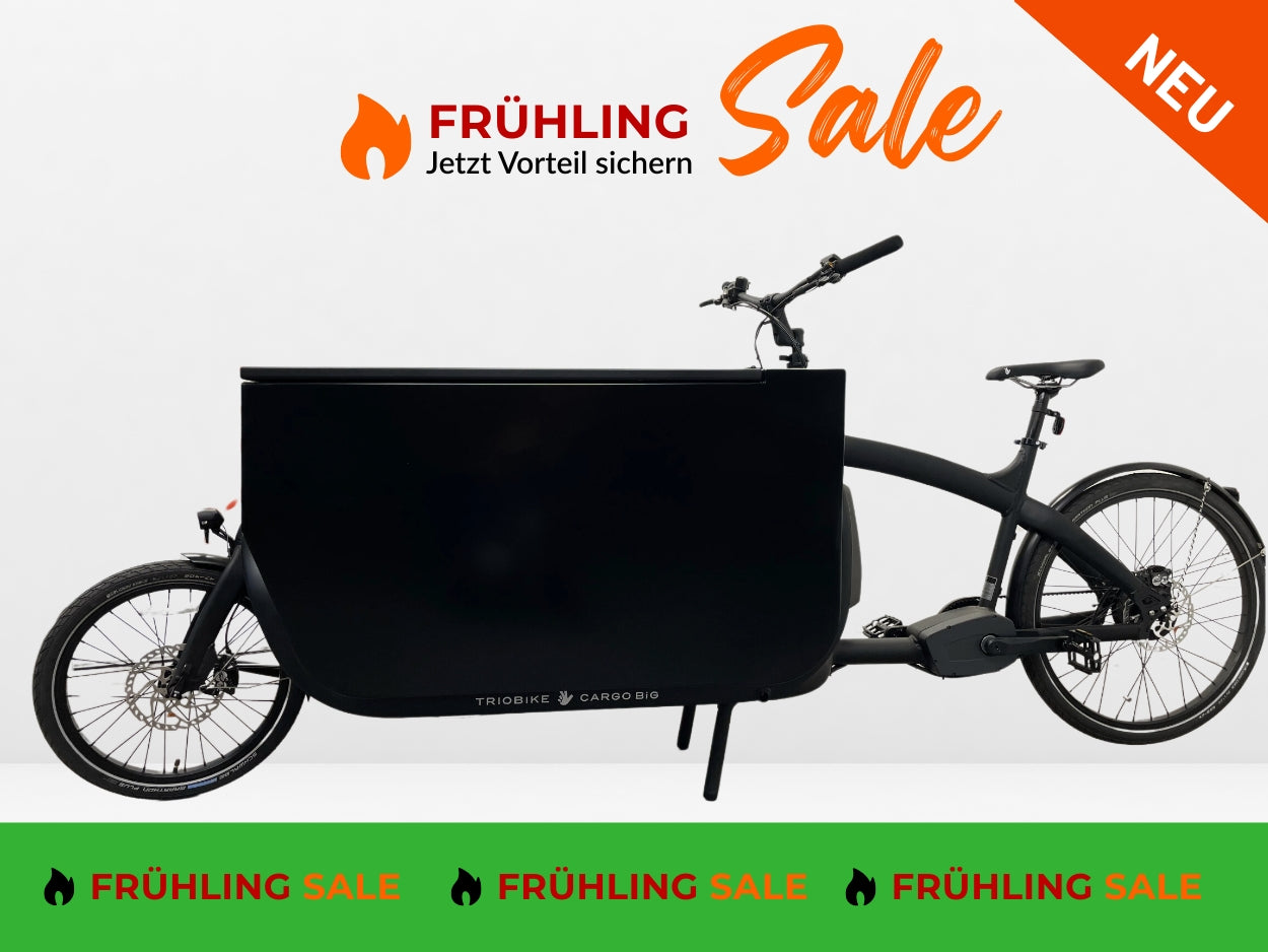 Triobike Cargo Big + Box NEU - Black matt