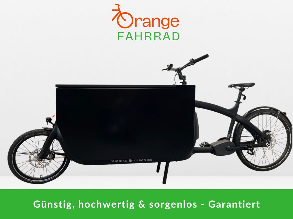 Triobike Cargo Big + Box - Black matt