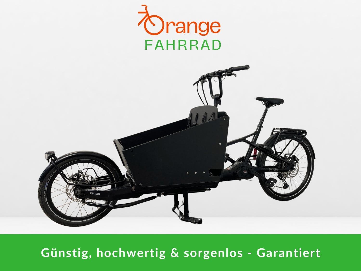Kettler Cargoline HT 600 + Flexbox Kinder - Black matt